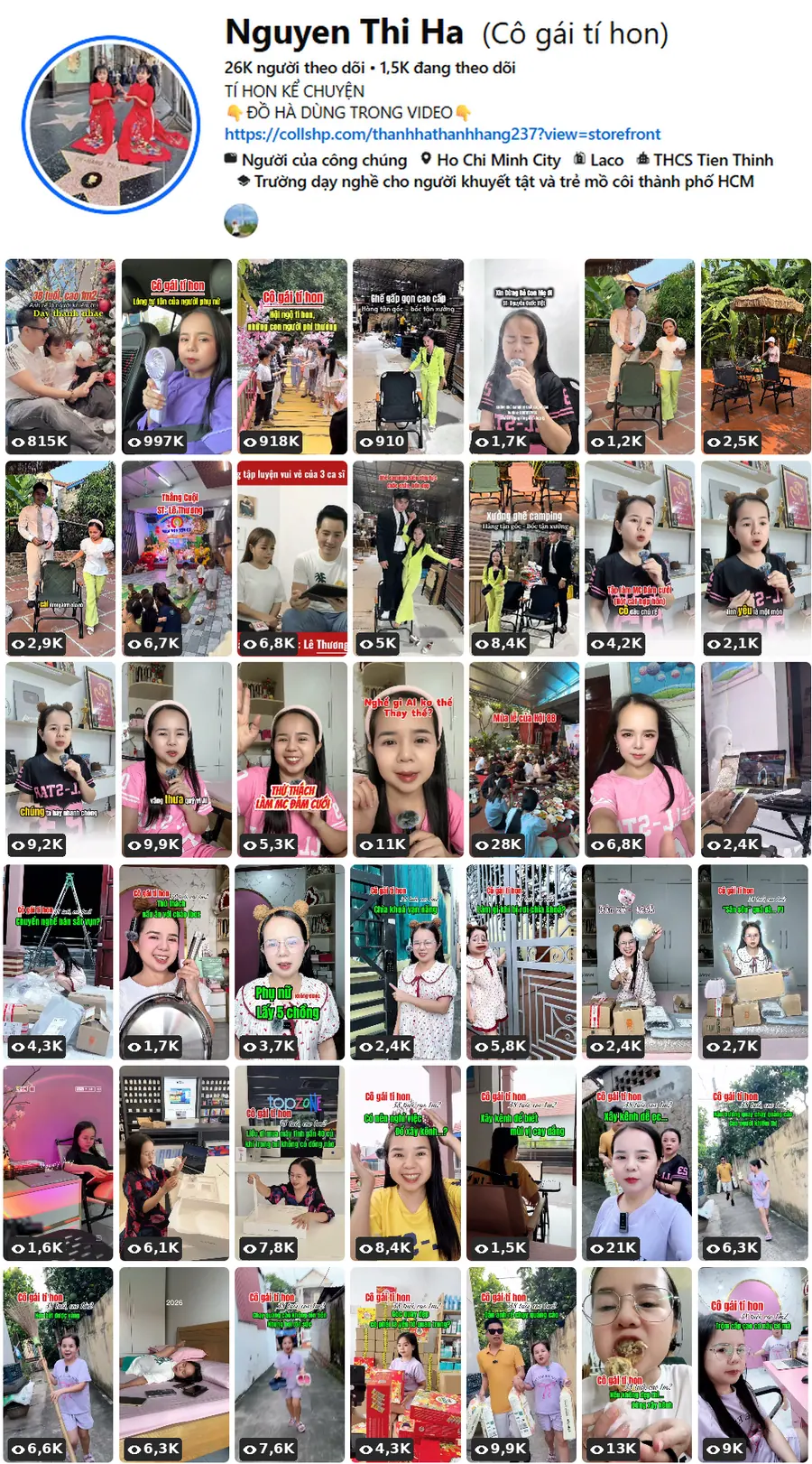 Ảnh kênh Nguyễn Thị Hà